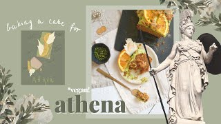 baking a cake for athena vegan orange amp olive oil cake recipe [upl. by Borchers]