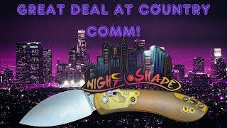 vosteedcutlery countycomm Nightshade mini collab [upl. by Paresh]