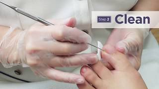 Cuticle Removal Tutorial  Pedicure Tutorial  Footlogix Foot Care Products [upl. by Adnalu544]