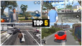 TOP 5 Mejores Copias de GTA 5 para Android 2024 [upl. by Zoie]