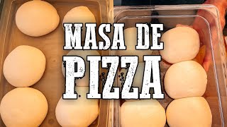 ¿Cómo hacer masa de Pizza Napolitana  Slucook [upl. by Ruford]