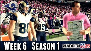 Madden 25 Rams Connected Franchise  Week 6  Texans  Season 1 [upl. by Jonme]