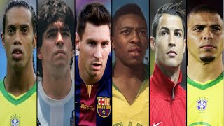 Top 10 Football Dribblers of All time • HD [upl. by Ponce375]