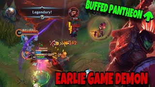 RIOT OVERBUFF PANTHEON  NEED NERF [upl. by Allebara]