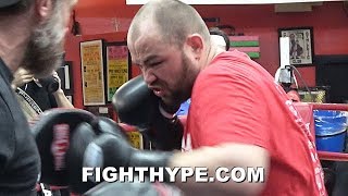 ADAM KOWNACKI FULL MEDIA WORKOUT FOR ROBERT HELENIUS CLASH  KOWNACKI VS HELENIUS FIGHT WEEK [upl. by Dolph835]