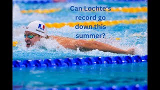 Leon Marchand 200 IM 15571FASTEST TIME IN THE WORLD IN 2024 [upl. by Nickolas352]