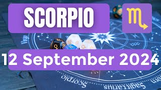 Scorpio horoscope  Scorpio Horoscope for Today 12 September 2024 [upl. by Idoj39]