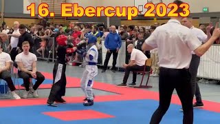 16 Ebercup 2023 1 Kampf Kickboxing Girls [upl. by Alleuqahs]