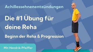 Achillodynie  Starte mit diesen Übungen für die Achillessehne  exzentrisches Training  Frühe Reha [upl. by Atiugal]