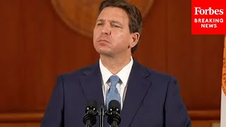 JUST IN Ron DeSantis Promotes Freedom Budget Amidst Uproar Over Banning AP African American Class [upl. by Leiria]