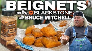 The Best Beignets with Bruce Mitchell  Blackstone Griddle [upl. by Tyoh]