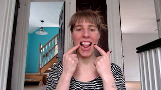 Adult Tongue Tie Release PreOp Exercises Week 1 [upl. by Abbot]