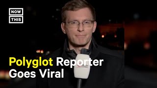 Reporter Broadcasts from Ukraine in 6 Languages [upl. by Backer]