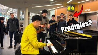 Playing Moonlight Sonata when 3 PIANO PRODIGIES Approached Me [upl. by Lyndy]