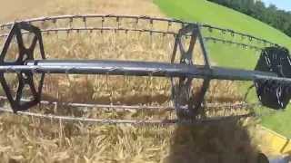 Gerstenernte mit New Holland TX 65  GoPro [upl. by Ggerk952]