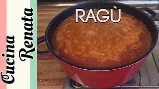 Come fare il ragù di carne  Cucina Renata [upl. by Aerdnua]