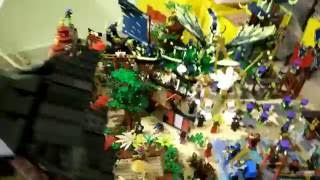 Lego Ninjago battle MOC [upl. by Enilemme906]