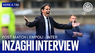 EMPOLI 03 INTER  INZAGHI INTERVIEW 🎙️⚫🔵 [upl. by Glori808]