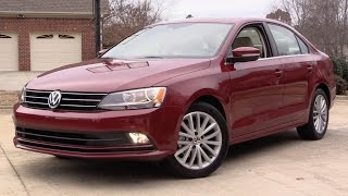 2016 Volkswagen Jetta SEL TSI 18t Start Up Road Test and In Depth Review [upl. by Gabi]