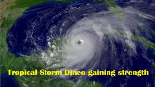 Tropical Storm Dineo gaining strength likely to impact SA [upl. by Mandy562]