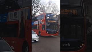 Freshly painted Salisbury Reds 1503 seen on the R1 to Bemerton Heath 28112024 [upl. by Ardiedak]