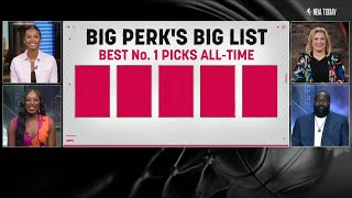 Big Perks BIG LIST of No 1 overall picks 📋  NBA Today [upl. by Rhee]