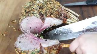 Herb Crusted Rack of Lamb [upl. by Suoivatco]