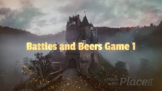 Battles and Beers 1day 2023 Game 1 Elves vs Free Dwarfs 2300pts Kings of War Battle Report [upl. by Lramaj]