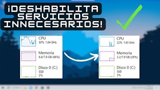 ¡Deshabilita servicios innecesarios en Windows 1011 2023  CharlieS [upl. by Kellene279]