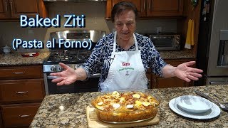 Italian Grandma Makes Baked ZitiRigatoni Pasta al Forno [upl. by Emyaj585]