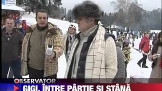 Gigi Becali intre partie si stana 30 DECEMBRIE 2011 [upl. by Legge469]