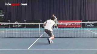 How to Hit a Low Volley in Tennis [upl. by Mcnamara431]