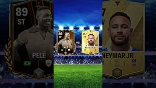 🇧🇷pele vs neymar jr🇧🇷  fcmobile fifamobile fifa football vs [upl. by Glanville594]