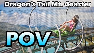 Most INTENSE Mountain Coaster EVER Dragons Tail in Labadee Haiti [upl. by Nimesh]