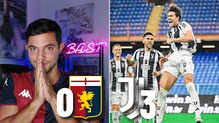 GENOA  JUVENTUS 03  POST PARTITA TUTTO TROPPO FACILE PER LA JUVE GENOA INESISTENTE [upl. by Latsyrhk]