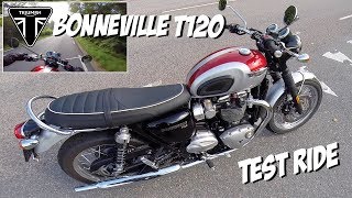 Triumph Bonneville T120 test ride [upl. by Farrington]