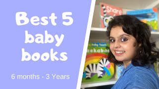 Top 5 Baby Books  Best Baby Books for infants to toddlers 6 month to 3year old  Mommy Tales India [upl. by Nnyllatsyrc]