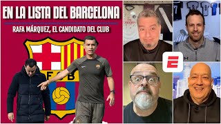 BARCELONA RAFA MÁRQUEZ es el SUSTITUTO NATURAL de Xavi Hernández en el banquillo  Exclusivos [upl. by Hieronymus481]