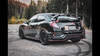 ARK Performance DTS Exhaust on My 2018 Honda civic hatchback sport FK7 [upl. by Hiett145]