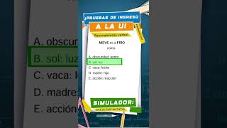 ✅Ejercicios para las pruebas de ingreso a la Universidad 🚀SIMULADOR 30 [upl. by Cornall607]