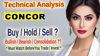 Technical Analysis of Container Corporation of India Limited CONCOR Stock Insights [upl. by Eninahpets521]