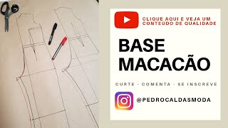 Modelagem base de macacão  Segredos e técnicas [upl. by Aisatnaf]