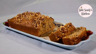 Irresistible Banana Nut Bread by Aunt Sandy 🍌🍞 [upl. by Lipps]