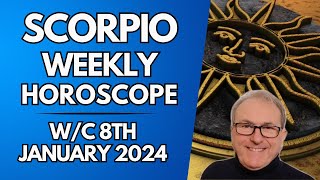 Scorpio Horoscope Weekly Astrology from 8th January 2024 [upl. by Ullund]