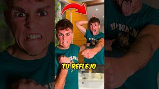 Cuando de PEQUEÑO mirabas un ESPEJO…👀 humor shorts comedy [upl. by Lahsiv]