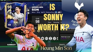 Honourable Mentions SON Player Review 💯🔥🤝 Best LW 🤫 better than Henry 🤔 EA Sports FC Mobile [upl. by Shiverick]