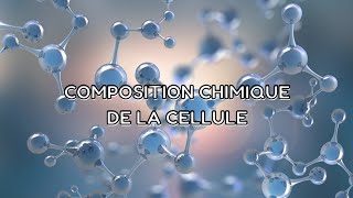 composition chimique de la cellule s1 biologie cellulaire شرح بالدارجة 🔥 [upl. by Kano]