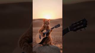 Rockin’ Everywhere Cat Shreds Guitar Across Town [upl. by Jessamyn]