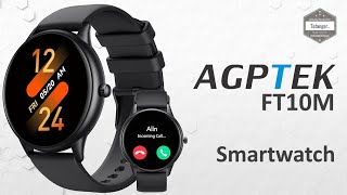 Montre Connectée AGPTEK FT10M Smartwatch  App Da Fit  Android amp iOS  Unboxing [upl. by Rednaskela]