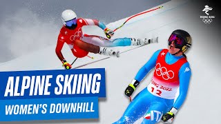 Alpine Skiing  Womens Downhill  Full Replay  Beijing2022 [upl. by Finkelstein]